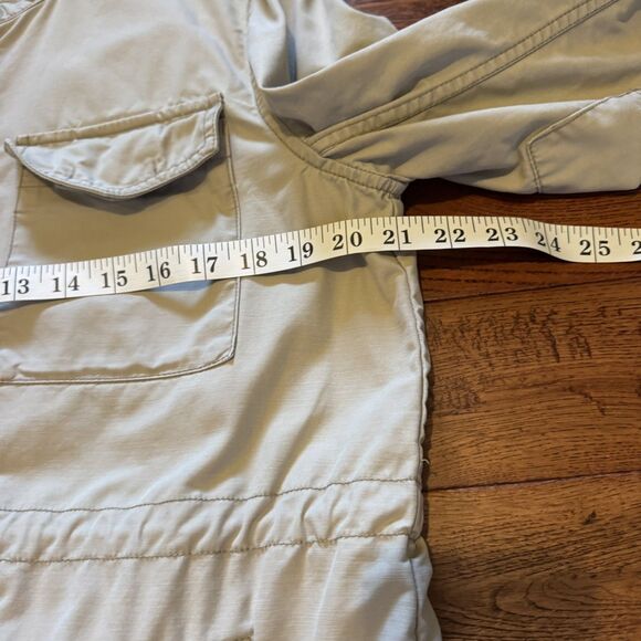 Gap Utility Cargo Jacket Women Sz XL Khaki Capsule Lightweight Adjustable Waist - Picture 7 of 10
